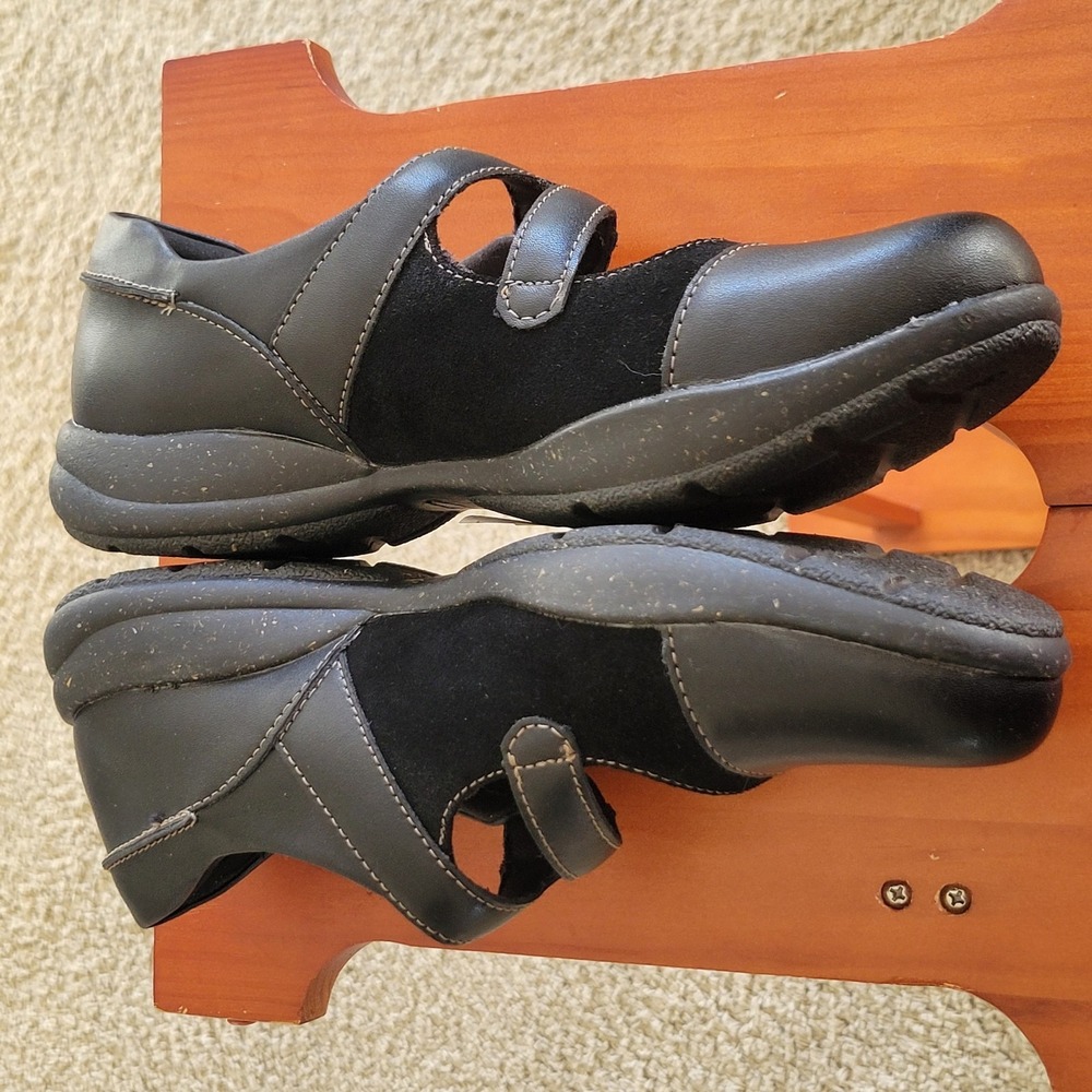 Clarks Collection Womens 8.5 M Black Roseville Jane Adjustable ZStrap Mary Jane - Picture 5 of 9
